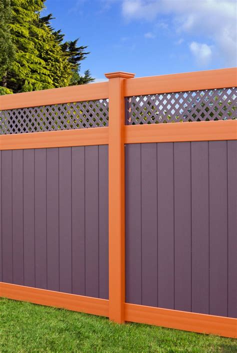 Images of Illusions PVC Vinyl Wood Grain and Color Fence | Vinyl fence ...