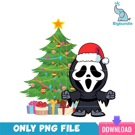 Santa Ghostface PNG