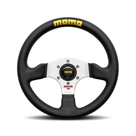 Porsche Momo steering wheel competition Evo Black leather 320mm ...