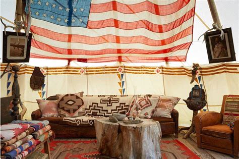 A new shot of a Double RL tepee interior. | Southwestern home decor, Home decor, Ralph lauren home