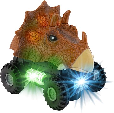 Toy To Enjoy Dinosaur Car Play Vehicle, with LED Lights and Sound ...