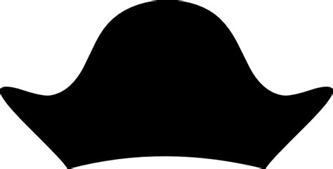 Black Pirate Hat Clip Art at Clker.com - vector clip art online ...