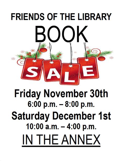 FRIENDS OF THE LIBRARY BOOK SALE – Union Township Public Library