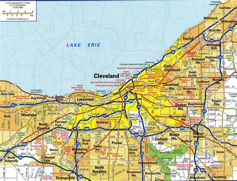 Large Cleveland Maps for Free Download and Print | High-Resolution and Detailed Maps