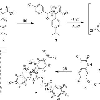 Scheme 1. Synthetic route for the synthesis of new mesoionic ...