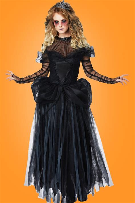 Dark Princess Gothic Royal Ghost Victorian Storybook Halloween Womens ...