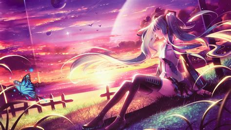 1366x768 Miku Anime Girl Dreamy Fantasy Colorful Artwork Laptop HD ,HD ...