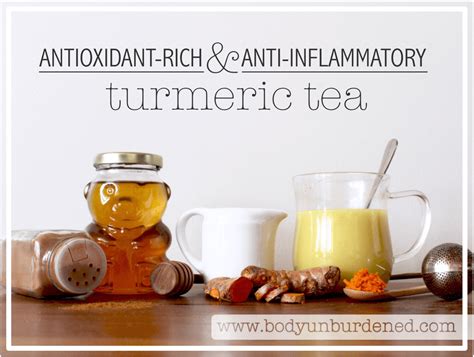 Antioxidant-Rich & Anti-Inflammatory Turmeric Tea - Body Unburdened