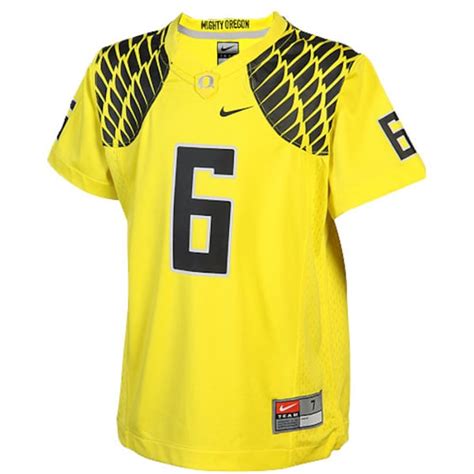 Nike Oregon Ducks #6 Preschool Replica Football Jersey - Yellow ...