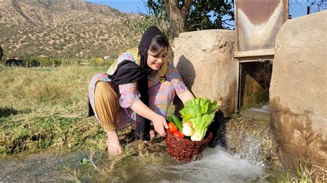 Mix of cooking chicken in the village of Iran | village lifestyle of Iran - YouTube