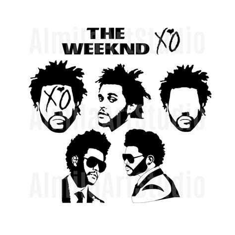 The Weeknd Svg Bundle Clipart XO Xoxo Hip Hop Rap Music Svg R&B Svg Dxf Eps Pdf Png - Etsy