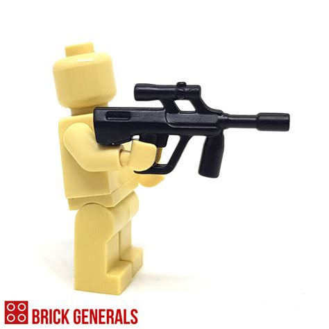 Custom Minifigures Accessories Singapore Bullpup Rifle