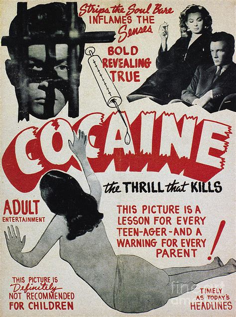 Cocaine Movie Poster, 1940s Photograph by Granger