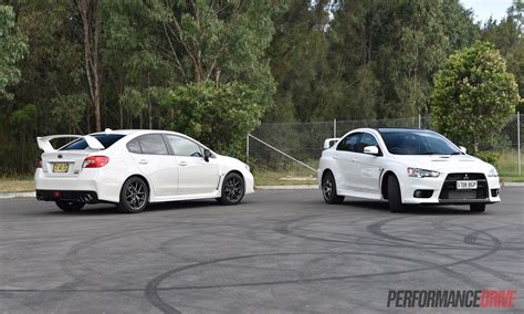 2016 Mitsubishi Evo vs Subaru WRX STI-3