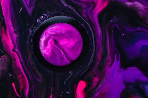 Purple and black abstract painting photo – Free Art Image on Unsplash