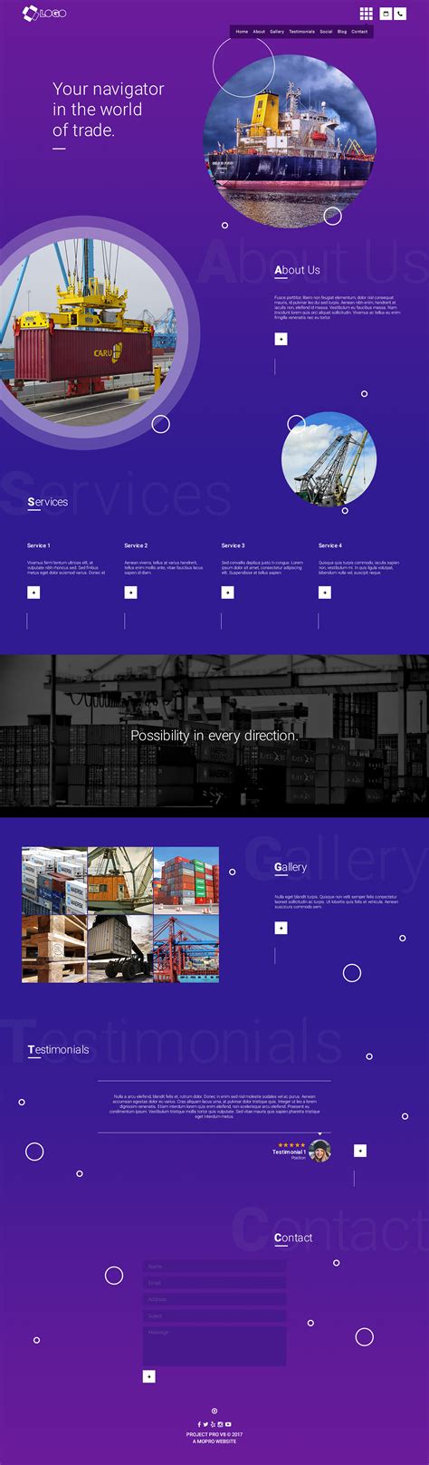 Parallax Web Design on Behance