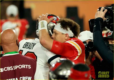 Tom Brady & Patrick Mahomes Share a Hug After Super Bowl 2021: Photo ...