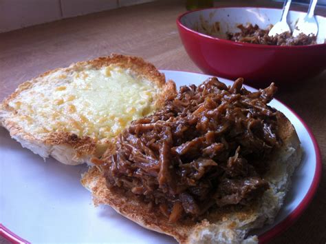 Jack Daniels pulled pork in a fresh roll with melted cheese - How is this not more popular in ...