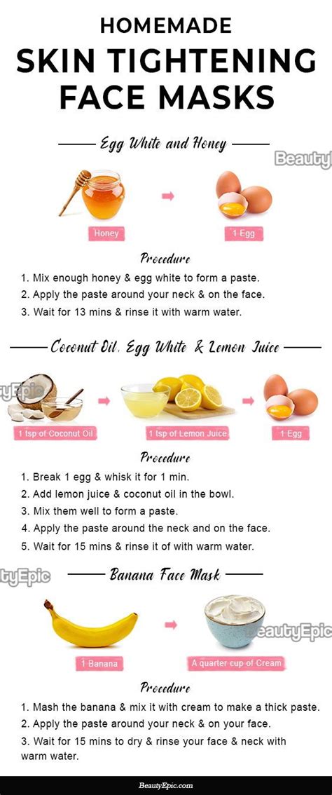 Top 4 Homemade Skin Tightening Face Masks: Benefits & Uses Quick Weightloss, Egg White Face Mask ...