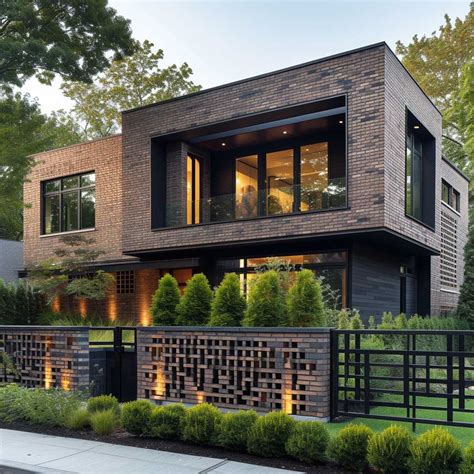 3+ Top Trending Brick Fence Patterns for Modern Homes • 333+ Inspiring ...