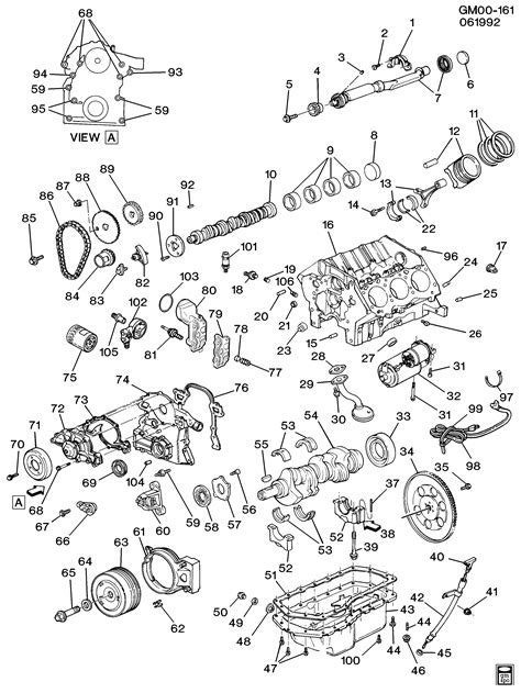 Buick Regal - W ENGINE ASM-3.8L V6 PART 1 (L27/3.8L) > EPC Online > Nemiga.com