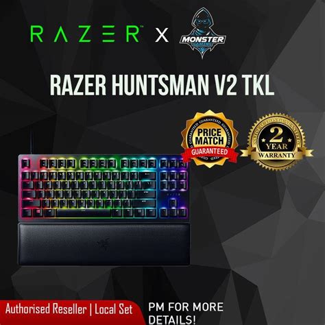 Razer Huntsman V2 TKL Tenkeyless RGB Optical Gaming Keyboard, Computers & Tech, Parts ...