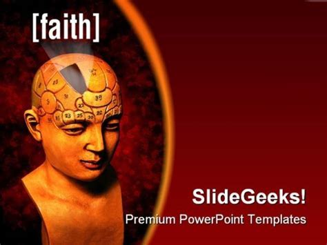 Faith People PowerPoint Template 0610