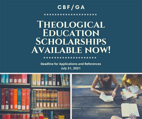 Theological Education & Scholarships | CBFGA