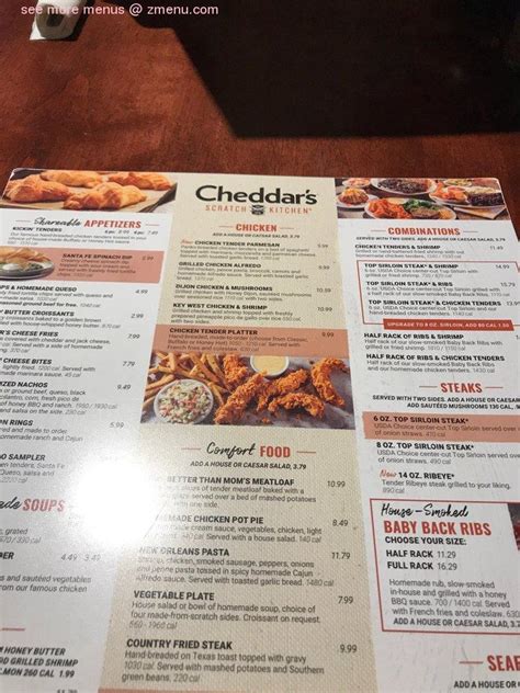 Online Menu of Cheddar's Scratch Kitchen Restaurant, Johnson City ...