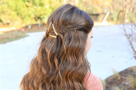 Barrette Tieback - Cute Girls Hairstyles