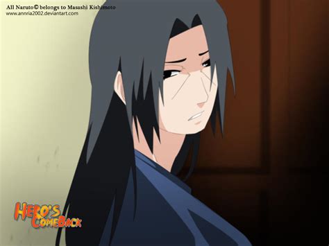 itachi's long hair by annria2002 on DeviantArt