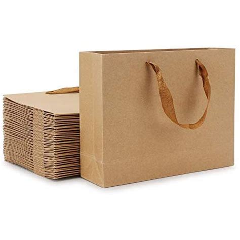 25pcs Kraft Portable Paper Bag