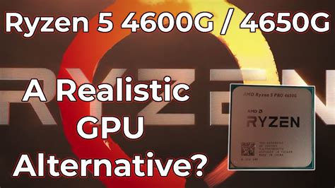 Ryzen 5 4600G / 4650G - Review, Benchmarks and games testing. Can it really game? - YouTube