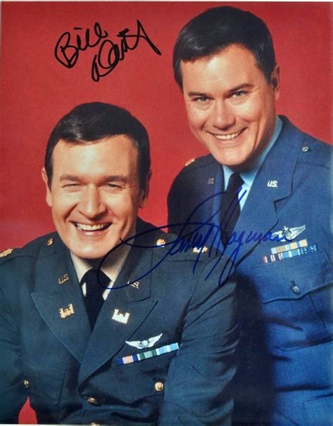 I Dream of Jeannie Cast Signed Photo X2 Larry Hagman, Bill Daily W/COA ...