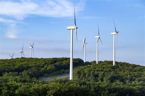 Wind Turbines on Top of a Hill in West Virginia Stock Image - Image of trees, west: 83271289