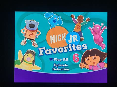 Nick Jr Dvd Menu