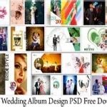 wedding album layout design background - Freepsdking.com