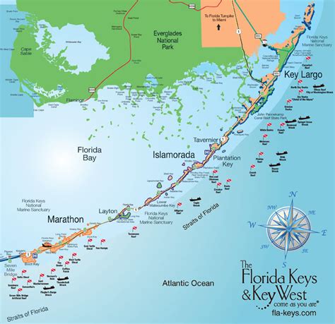 Map Florida Keys Beaches - Map Of The United States Of America