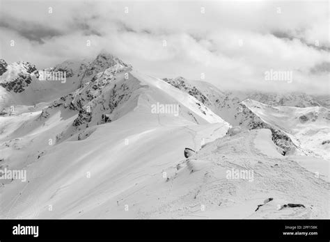 Winter landscape in the Tatra Mountains . Poland Stock Photo - Alamy