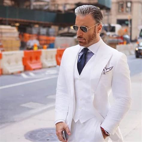 Buy Men Suit White Linen Suits Linen Summer Suits 3 Piece White Online in India - Etsy