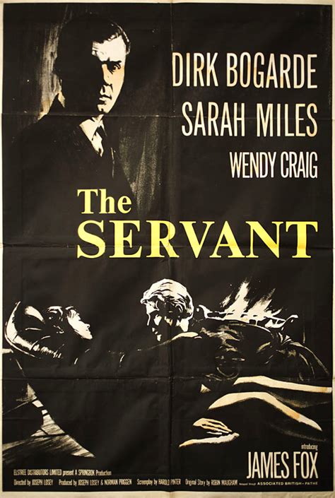 The Servant Original 1966 British One Sheet Movie Poster - Posteritati ...