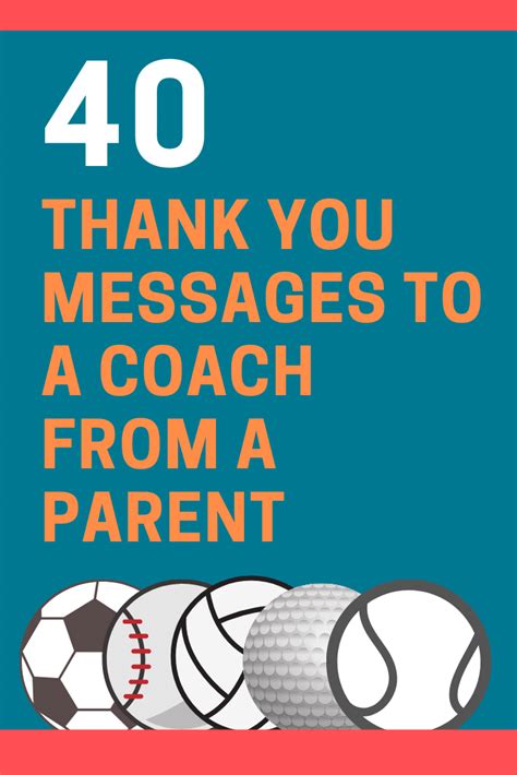 40 Thank You Messages to a Coach from a Parent | FutureofWorking.com | Softball coach quotes ...