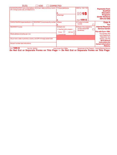 1099 Q Form - Fill Out and Sign Printable PDF Template | airSlate SignNow