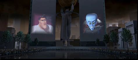 In the movie megamind (2010) in this scene below , a split second frame is shown where metro man ...