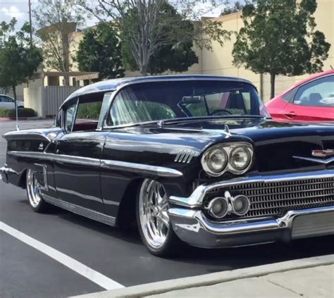 1958 Chevrolet Impala 348 Coupe Power Black - Carseva - Find the ...