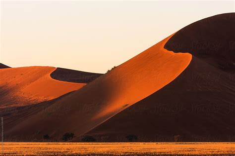 «Red Sand Dunes At Sunrise» del colaborador de Stocksy «Jonatan Hedberg ...