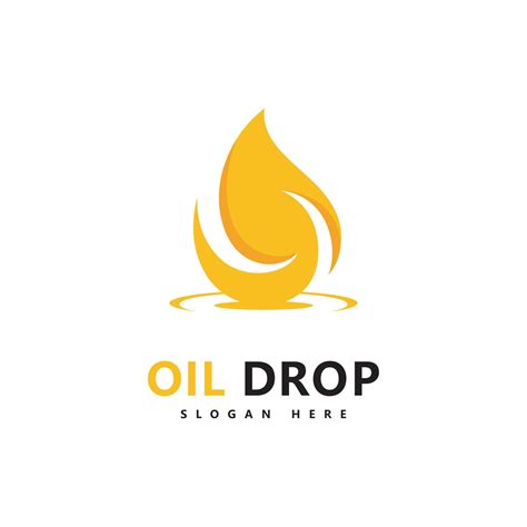 Oil drop Logo Template vector illustration design 7319768 Vector Art at ...