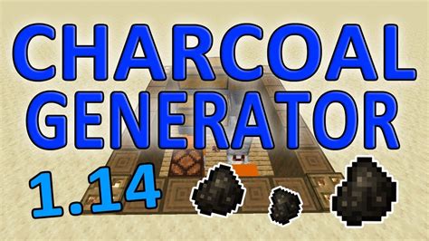 Minecraft Automatic Charcoal Farm 1.17 1.16 1.15 (Coal Farm Generator) - YouTube