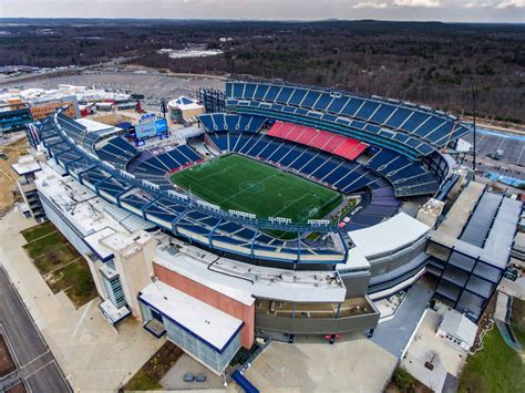 Gillette Stadium Aerial Drone Photography - Aeiral Photos Massachusetts