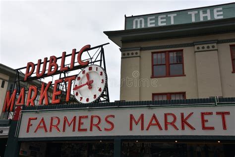 Pike Place Market in Seattle, Washington Editorial Image - Image of ...